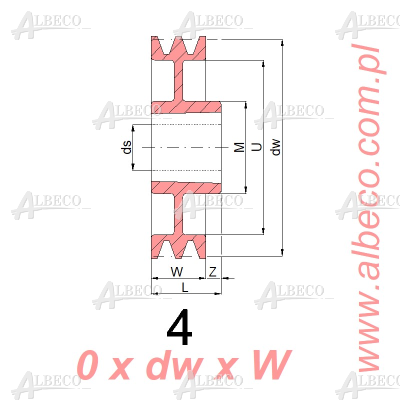 Albeco Pl The Best Maintenance Store PBT250SPB2 SIT V Belt Pulley