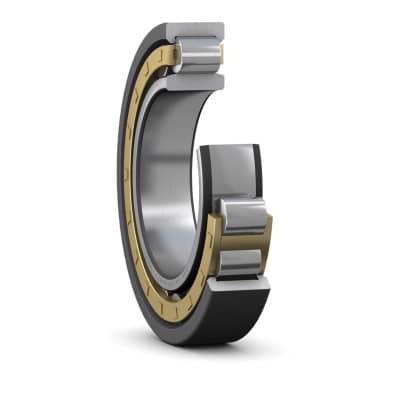 Electrically insulated cylindrical roller bearings